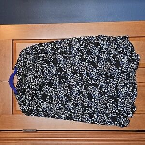 Lane Bryant Floral Long Sleeve Top